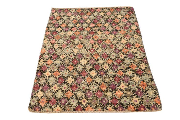 Detail image of 2' 9 x 4' Hand Knotted Balouch Wool Rug