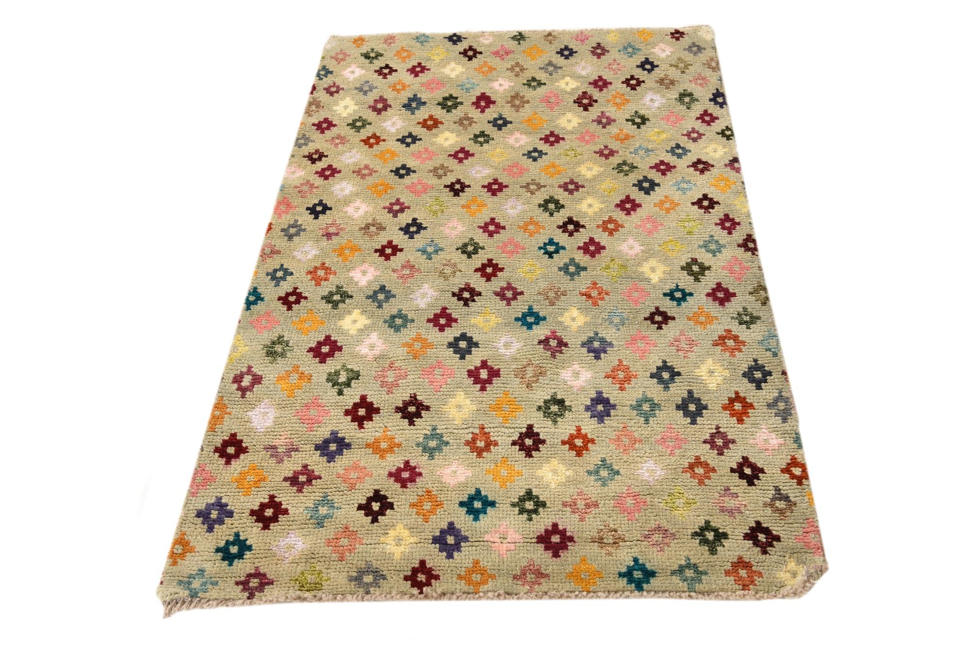 3' 1 x 5' 3 Hand Knotted Balouch Rug
