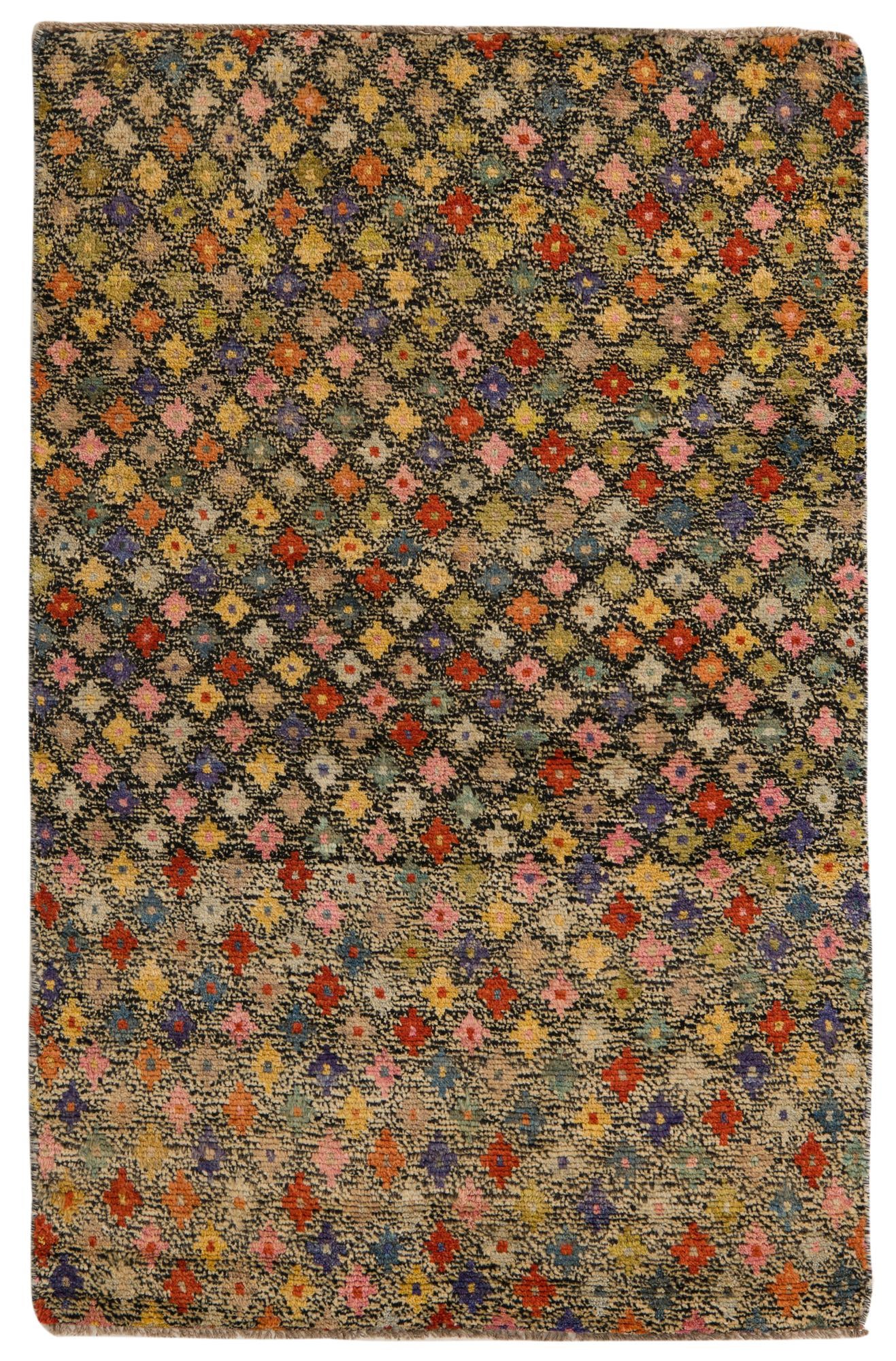 4' x 6' 1 Hand Knotted Balouch Wool Rug