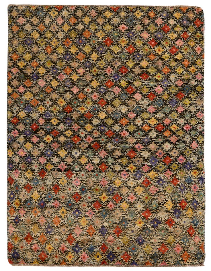 Detail image of 4' x 6' 1 Hand Knotted Balouch Wool Rug