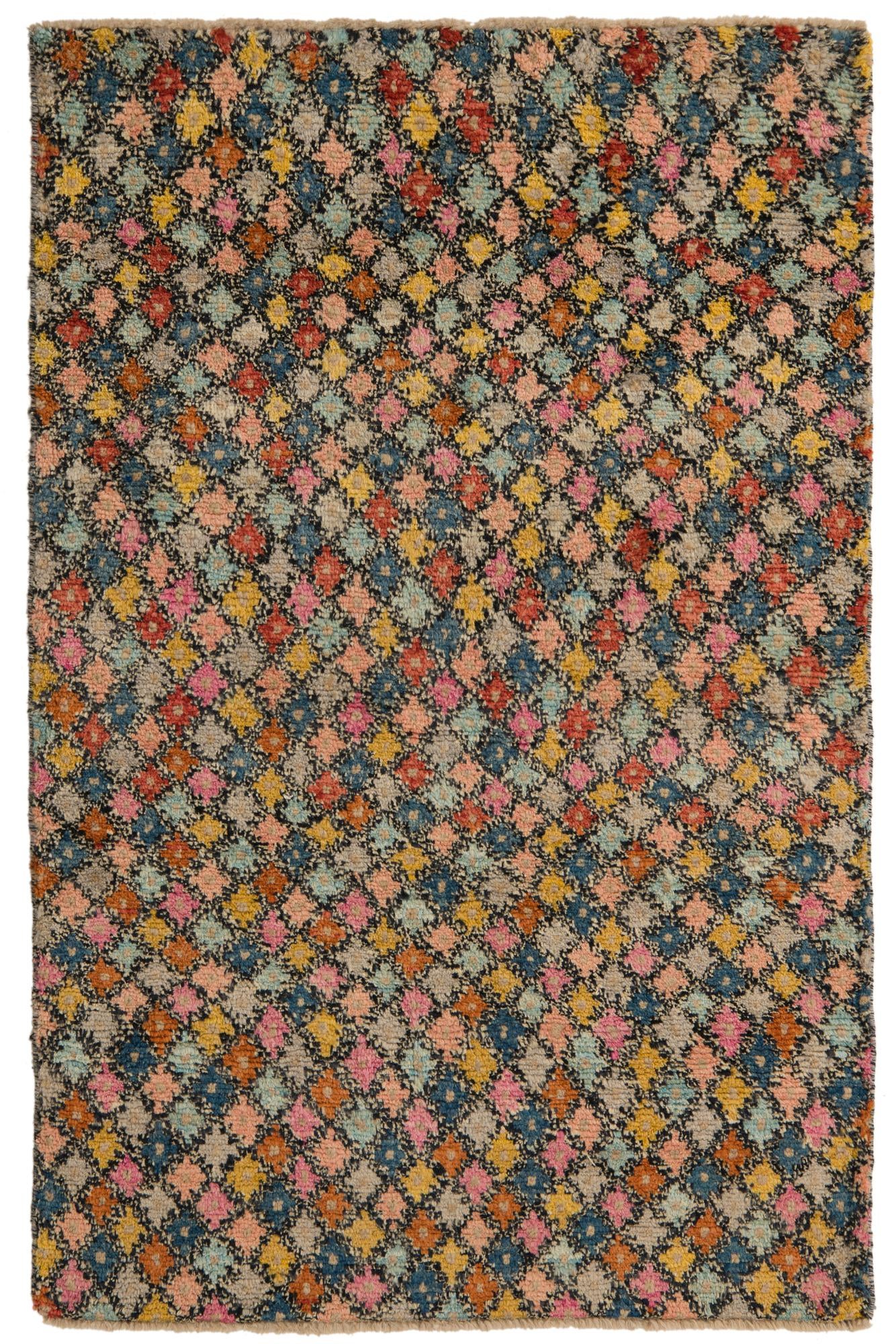 4' 1 x 6' 3 Hand Knotted Balouch Wool Rug