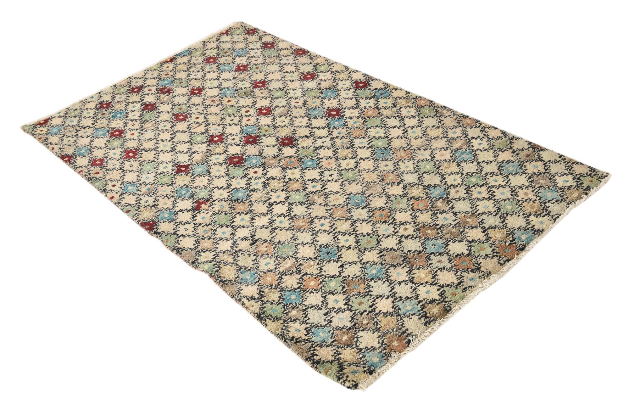 3' x 5' 3 Hand Knotted Balouch Wool Rug