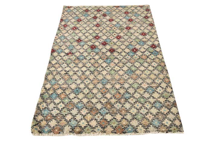 3' x 5' 3 Hand Knotted Balouch Wool Rug