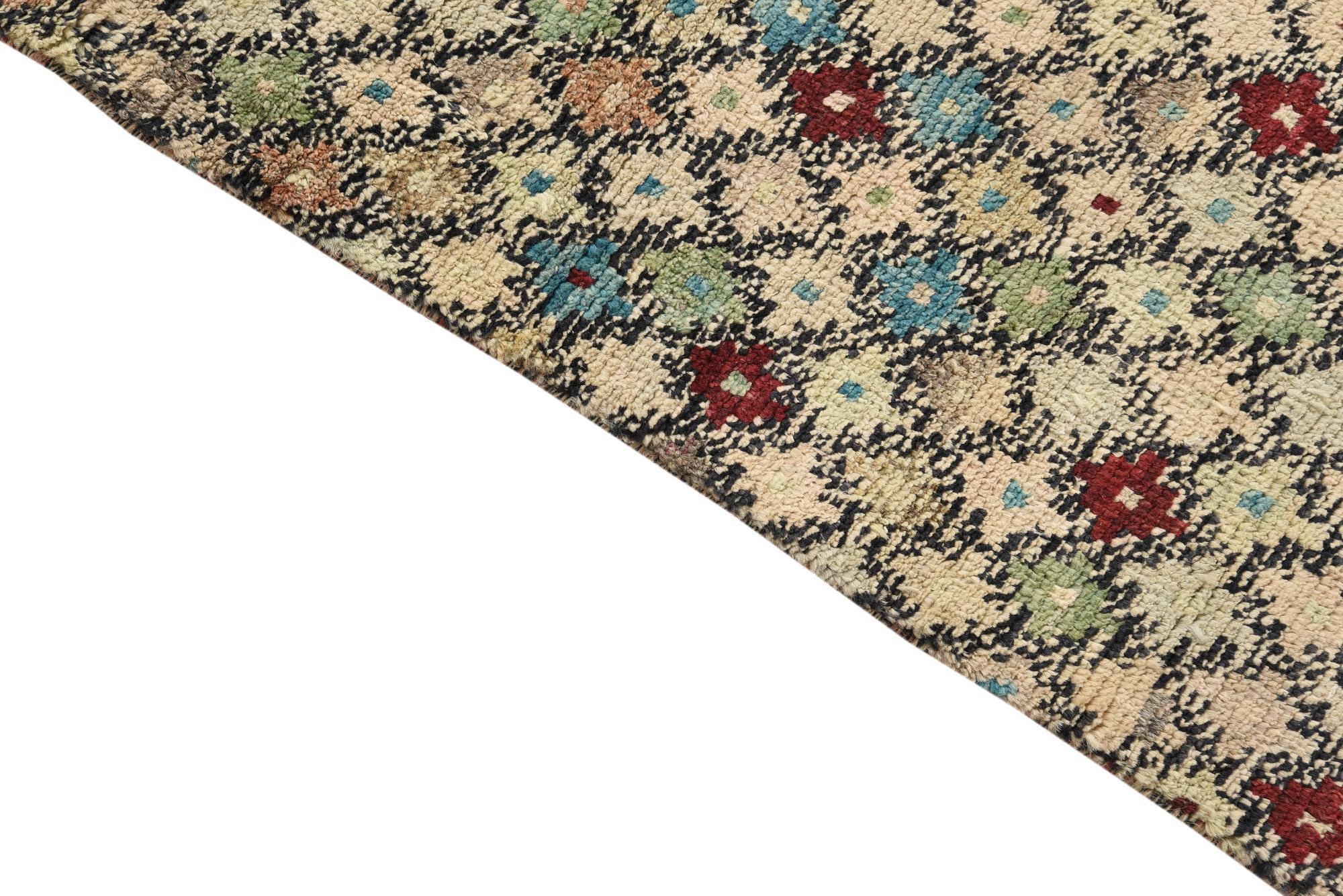 3' x 5' 3 Hand Knotted Balouch Wool Rug