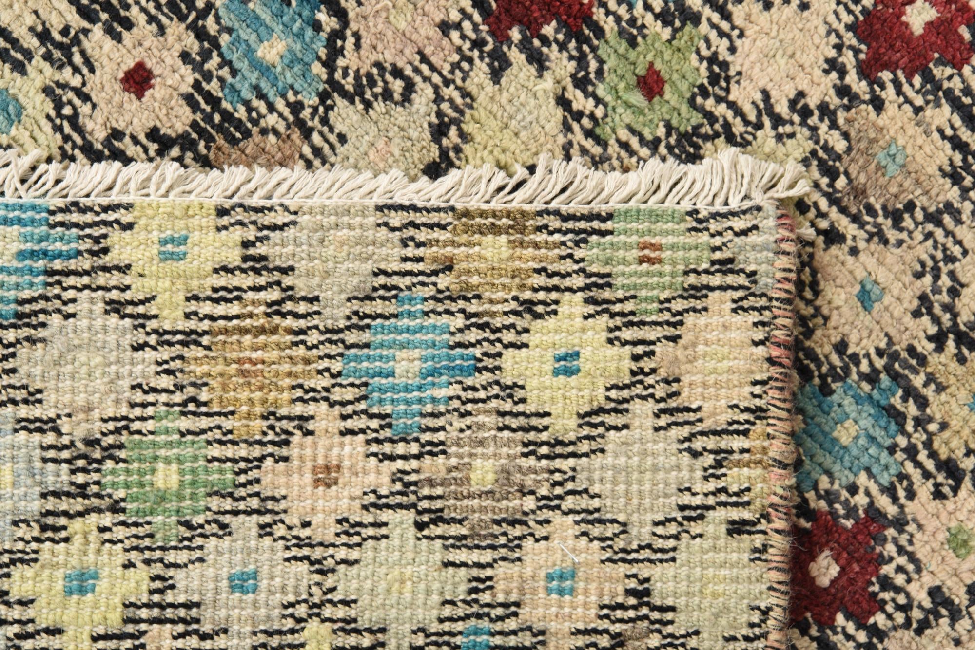 3' x 5' 3 Hand Knotted Balouch Wool Rug