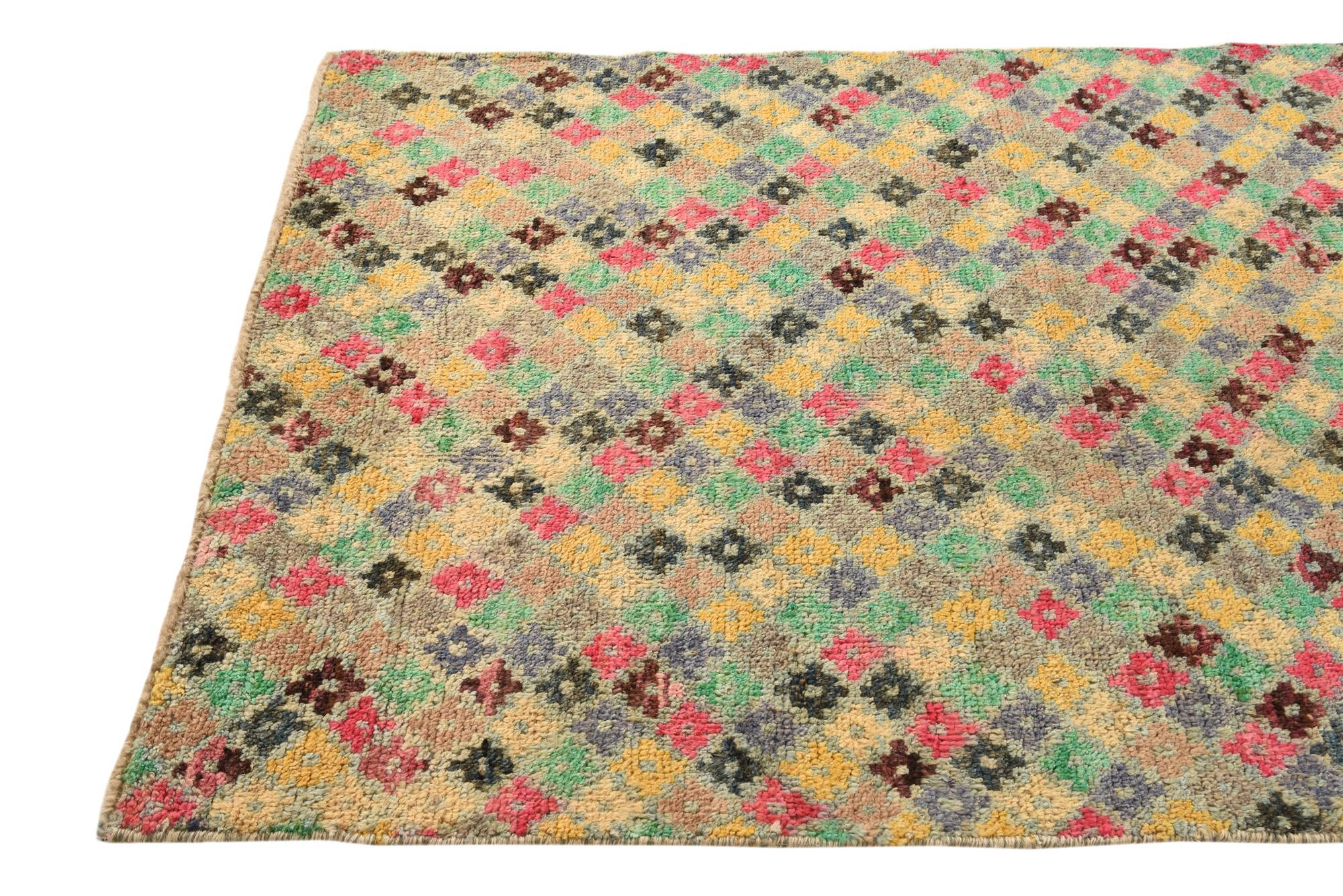 4' 1 x 6' 2 Hand Knotted Balouch Wool Rug