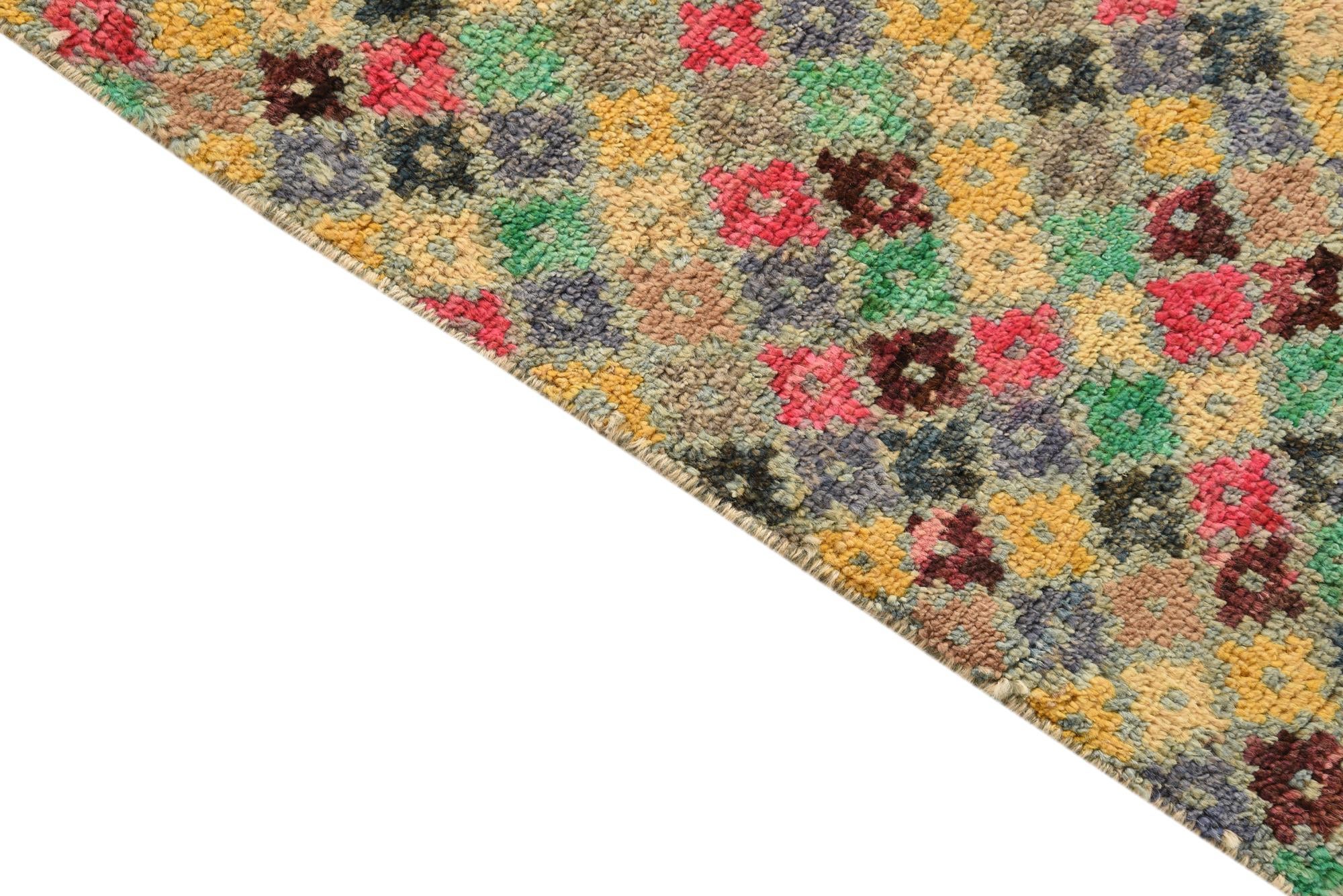 4' 1 x 6' 2 Hand Knotted Balouch Wool Rug