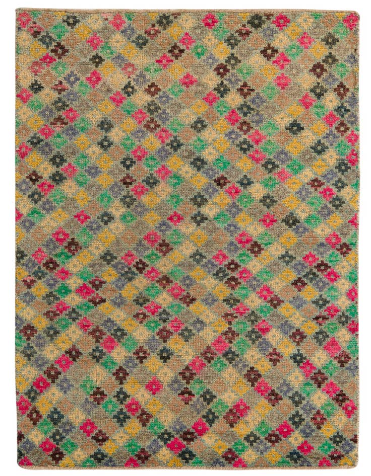 Detail image of 4' 1 x 6' 2 Hand Knotted Balouch Wool Rug