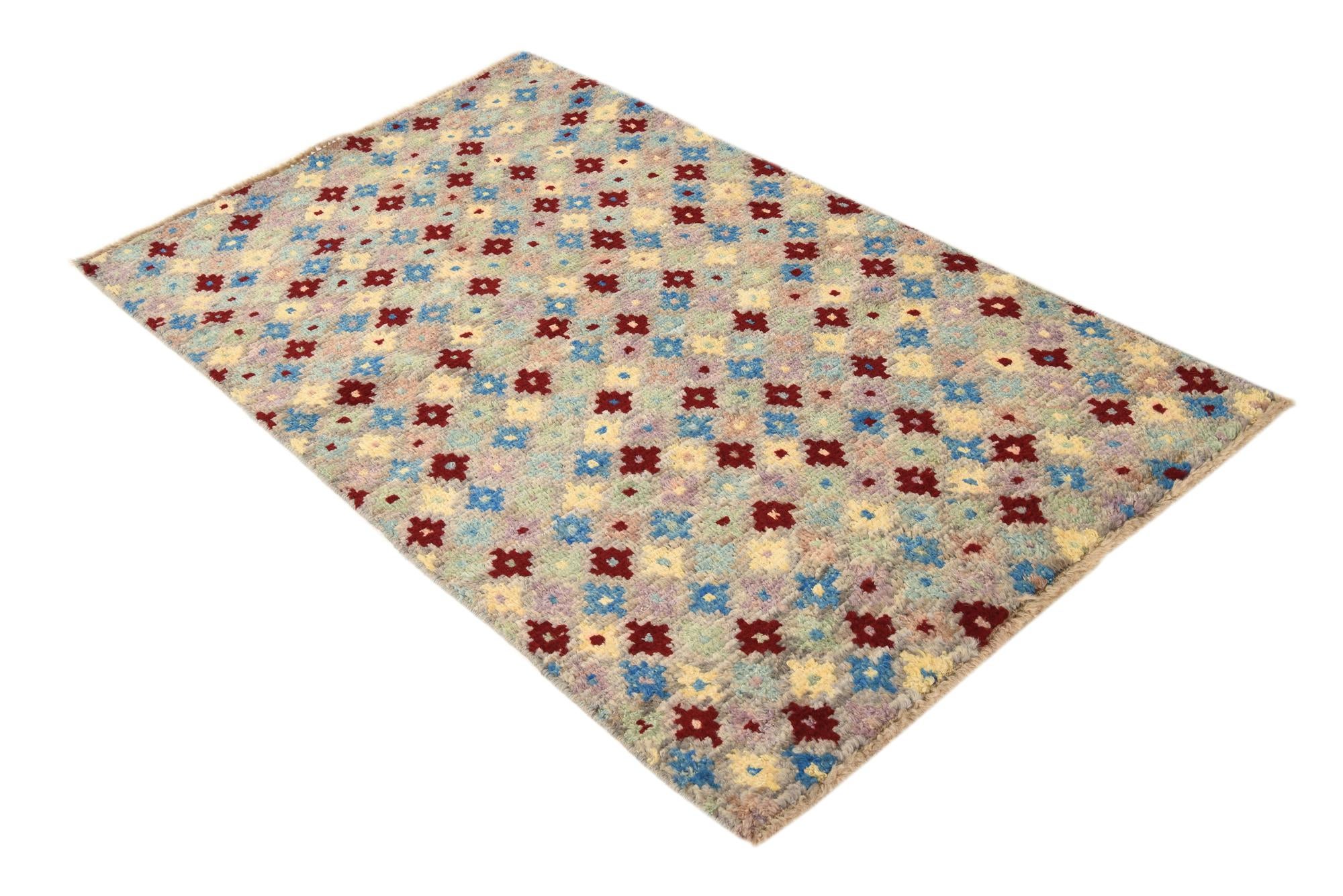 3' 1 x 5' 2 Hand Knotted Balouch Wool Rug