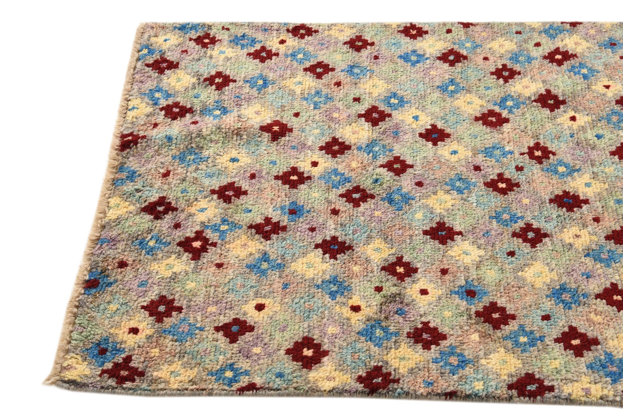3' 1 x 5' 2 Hand Knotted Balouch Wool Rug