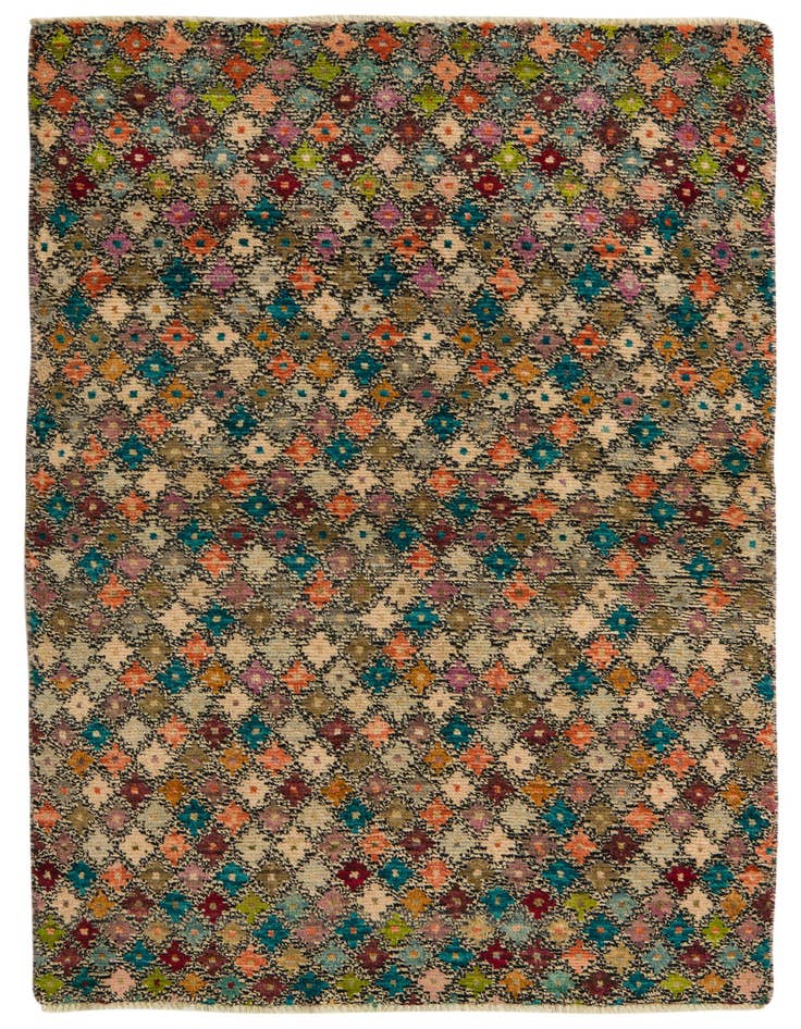 Detail image of 3' 8 x 6' Hand Knotted Balouch Wool Rug