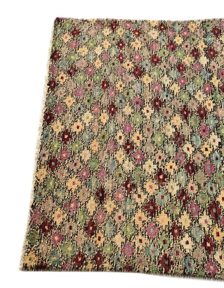 Detail image of 3' 2 x 5' 1  Hand Knotted Balouch Wool Rug