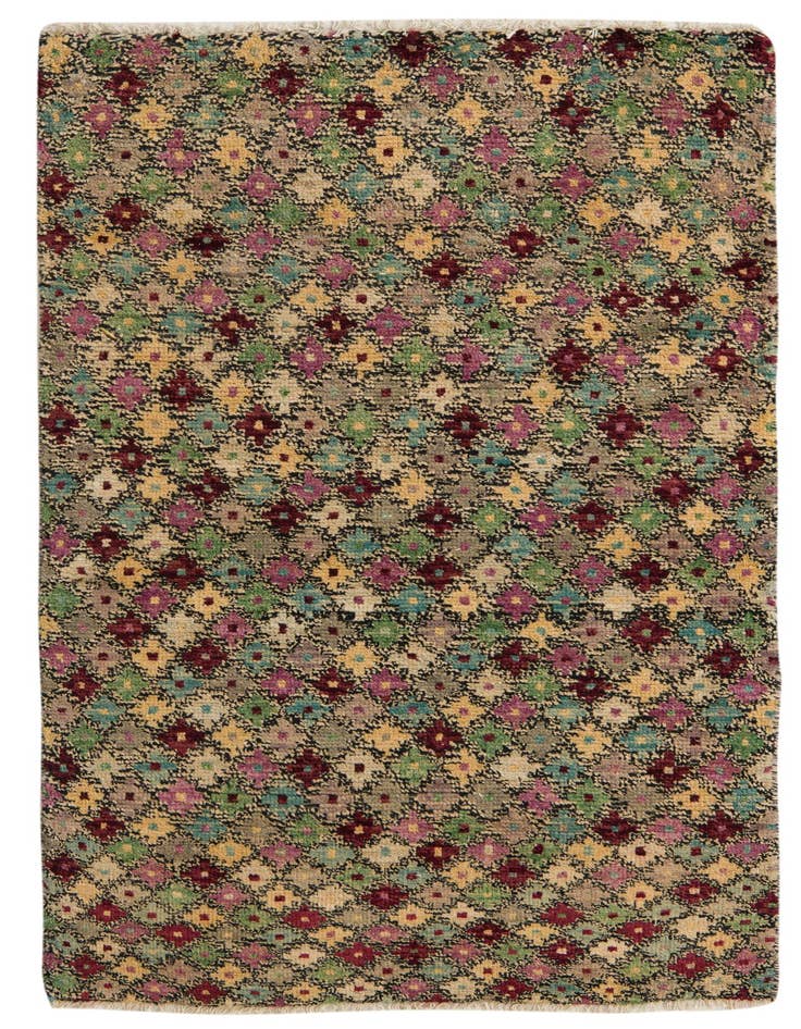 Detail image of 3' 2 x 5' 1 Hand Knotted Balouch Wool Rug