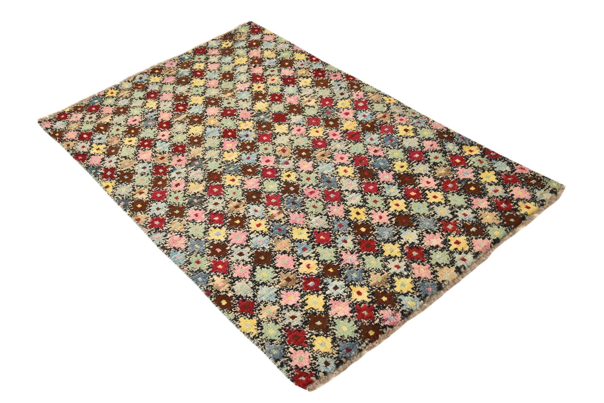 3' 1 x 5' 1 Hand Knotted Balouch Wool Rug