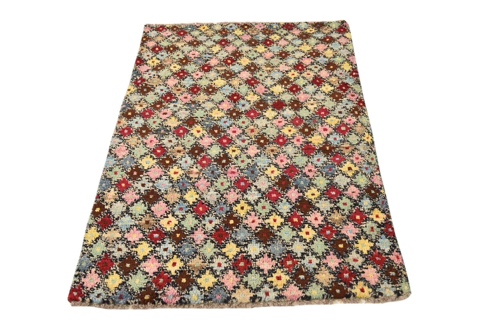 3' 1 x 5' 1 Hand Knotted Balouch Wool Rug