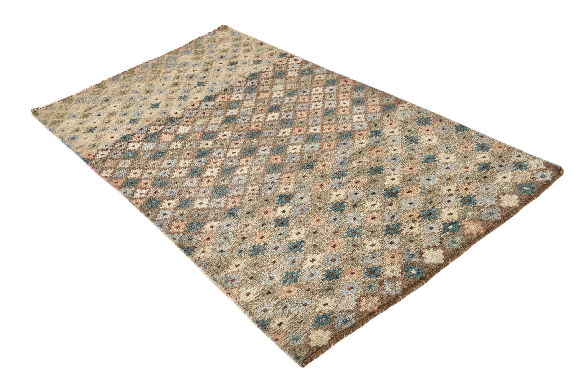3' 5 x 6' Hand Knotted Balouch Wool Rug
