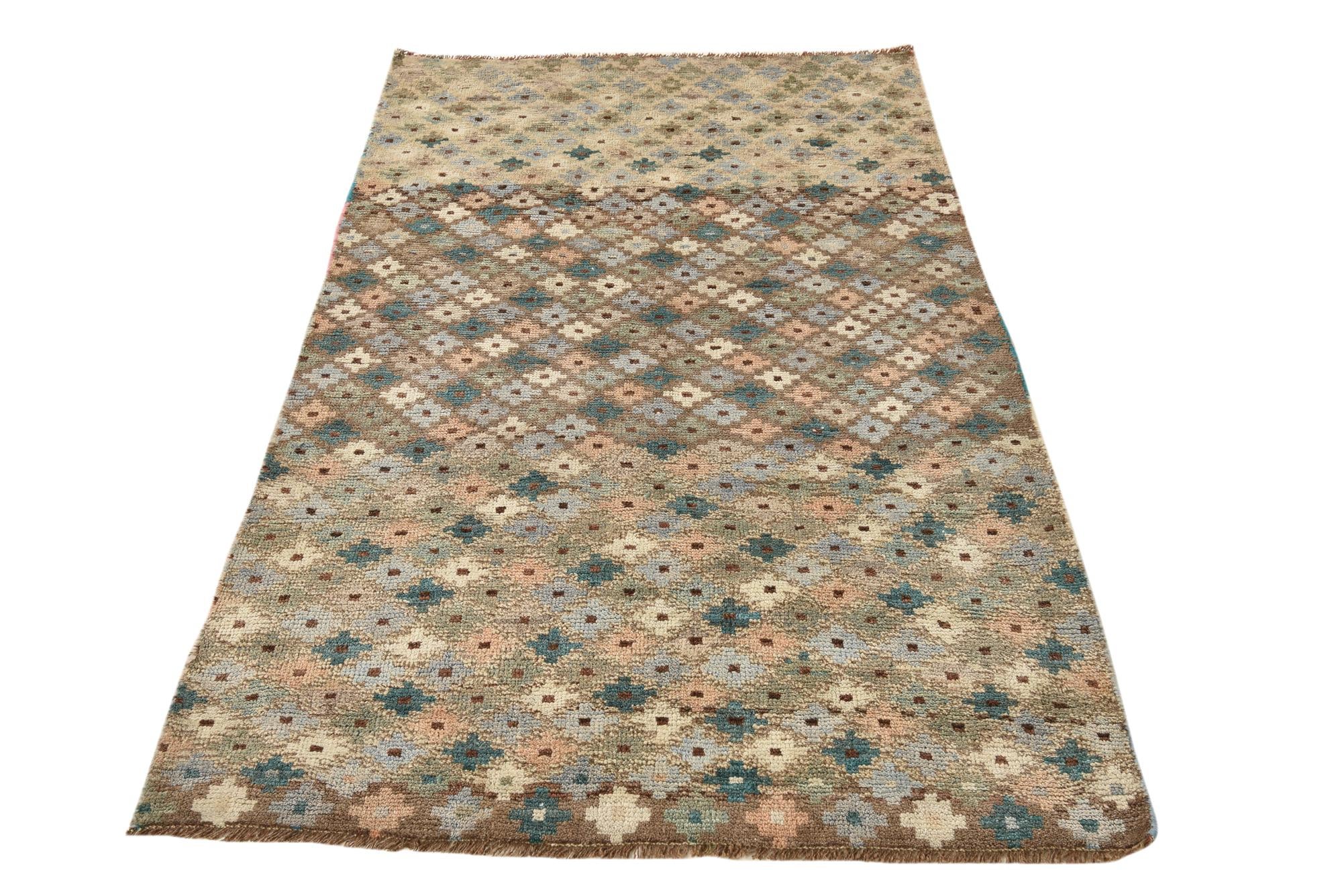 3' 5 x 6' Hand Knotted Balouch Wool Rug
