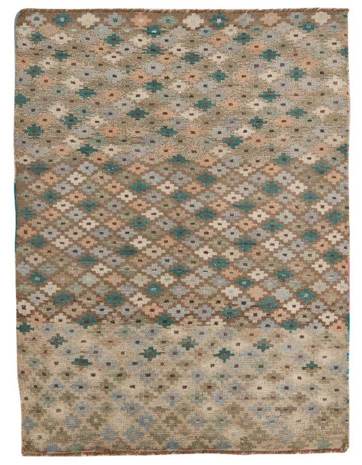 Detail image of 3' 5 x 6' Hand Knotted Balouch Wool Rug