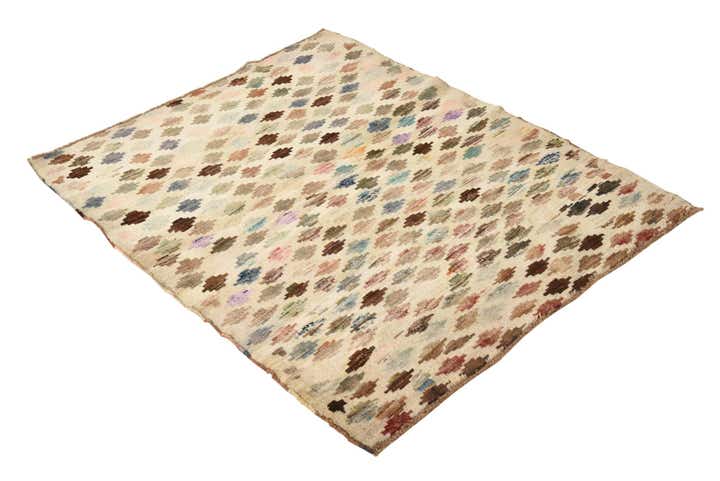 3' 4 x 4' 5 Hand Knotted Balouch Wool Rug