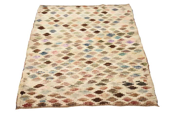 3' 4 x 4' 5 Hand Knotted Balouch Wool Rug