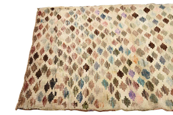 Detail image of 3' 4 x 4' 5 Hand Knotted Balouch Wool Rug