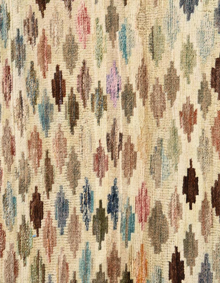 Detail image of 3' 4 x 4' 5 Hand Knotted Balouch Wool Rug
