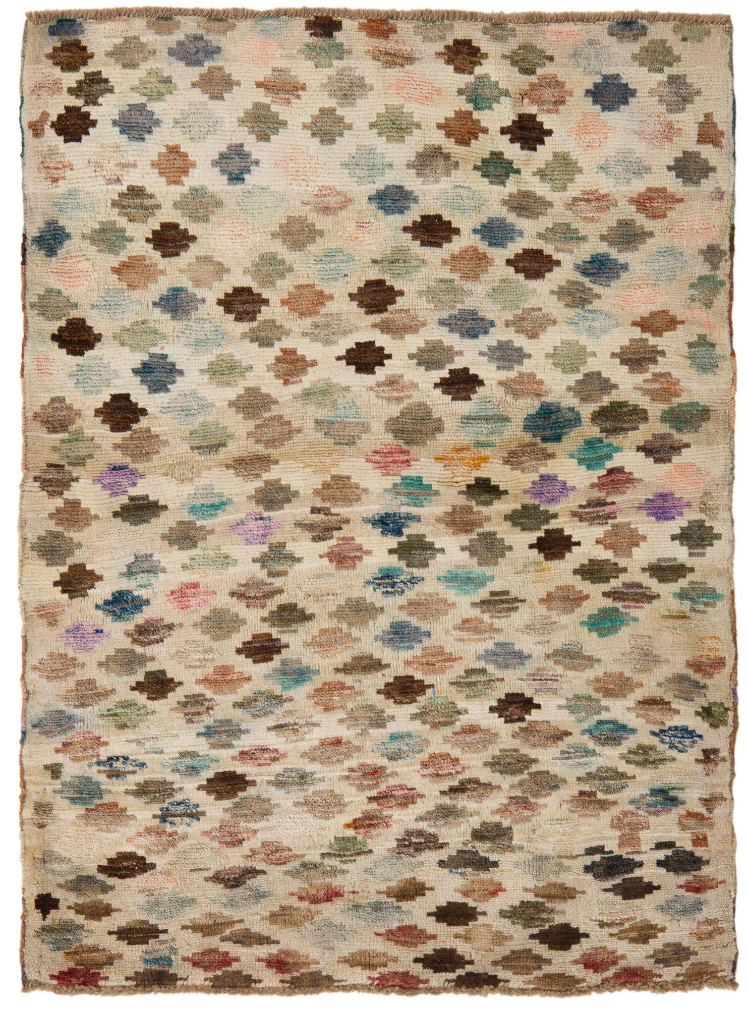 3' 4 x 4' 5 Hand Knotted Balouch Wool Rug