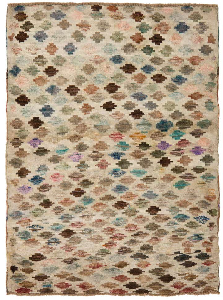 3' 4 x 4' 5 Hand Knotted Balouch Wool Rug