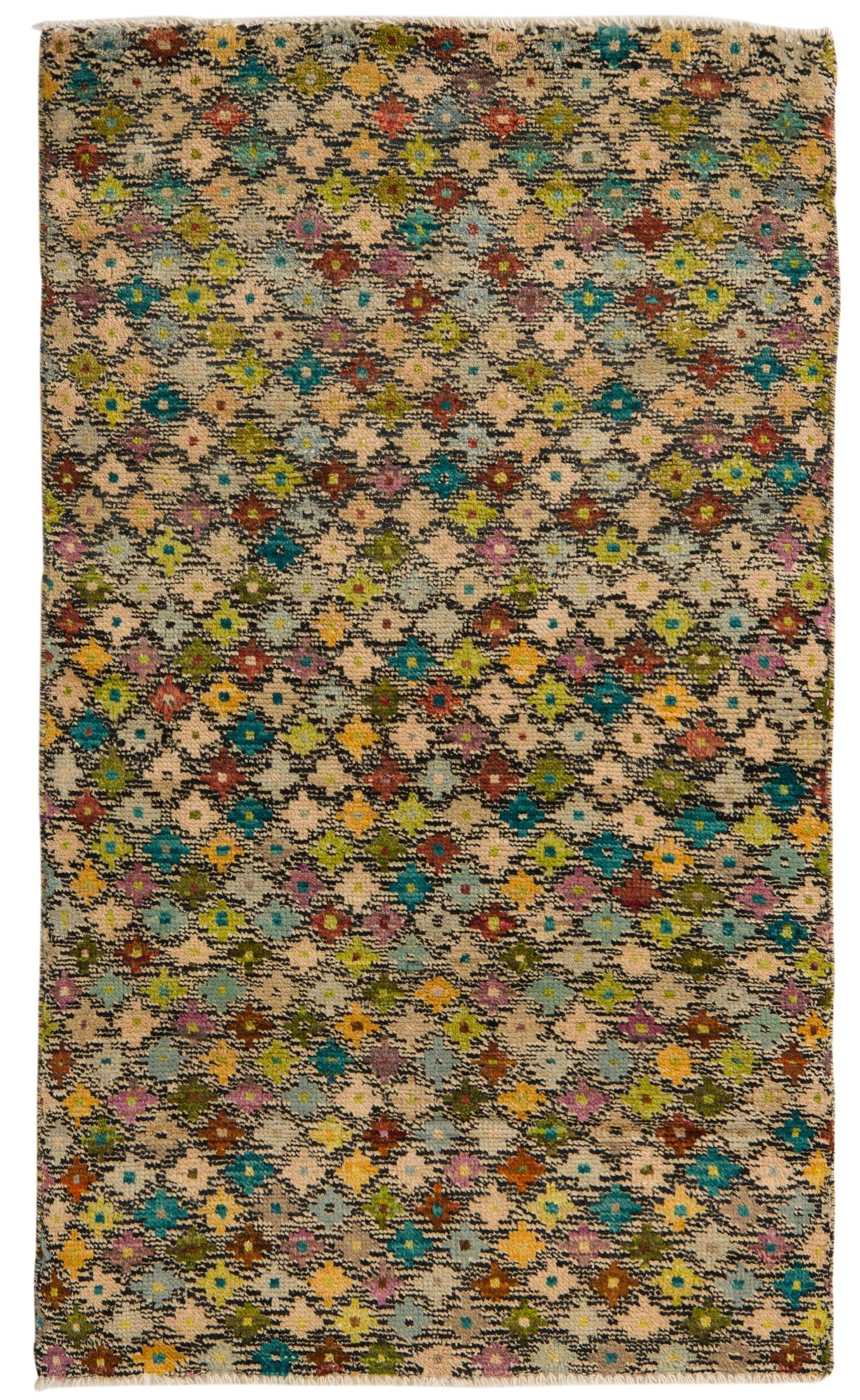 3' x 5' 2 Hand Knotted Balouch Wool Rug