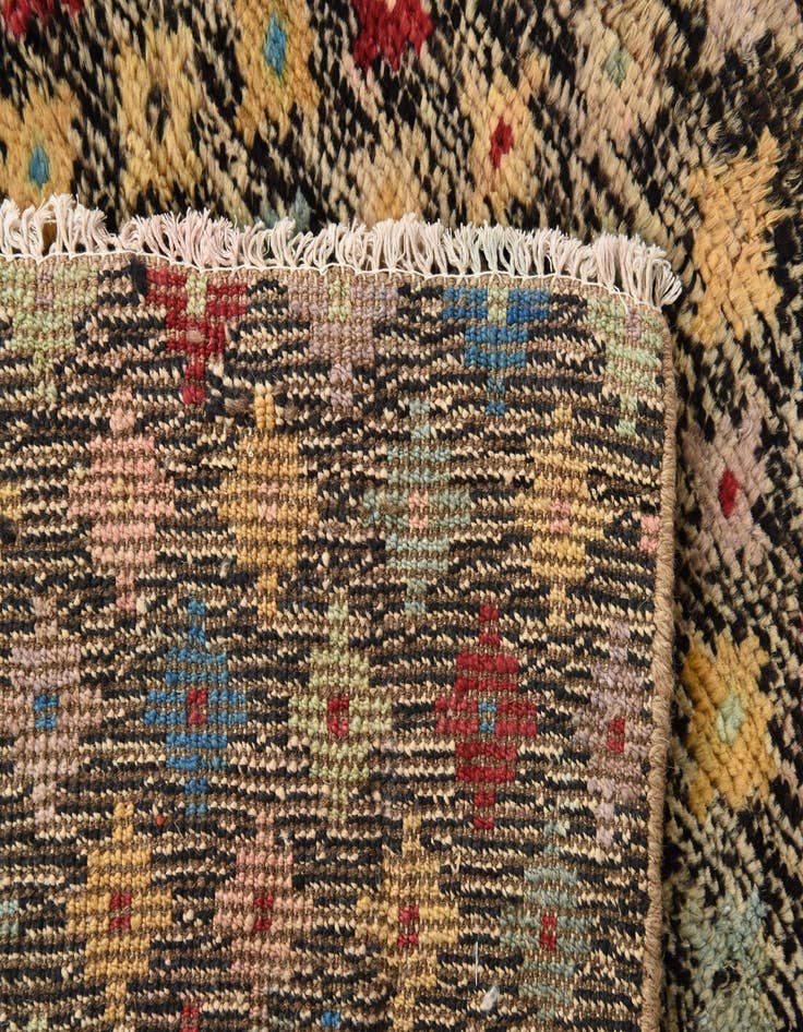 Detail image of 4' x 5' 8  Hand Knotted Balouch Wool Rug