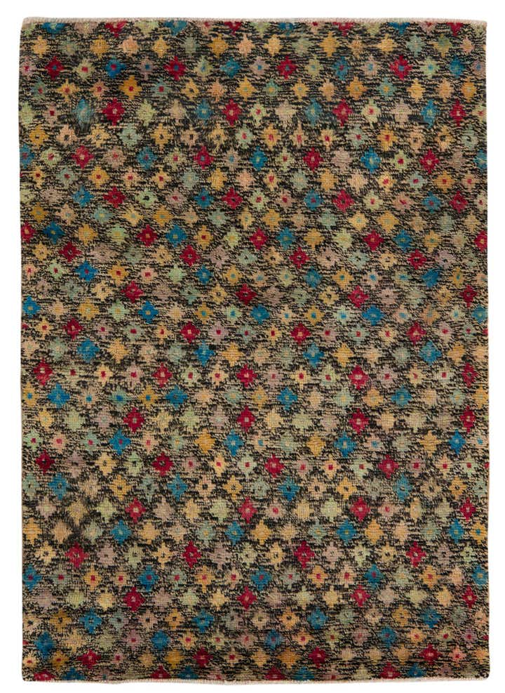 4' x 5' 8 Hand Knotted Balouch Wool Rug