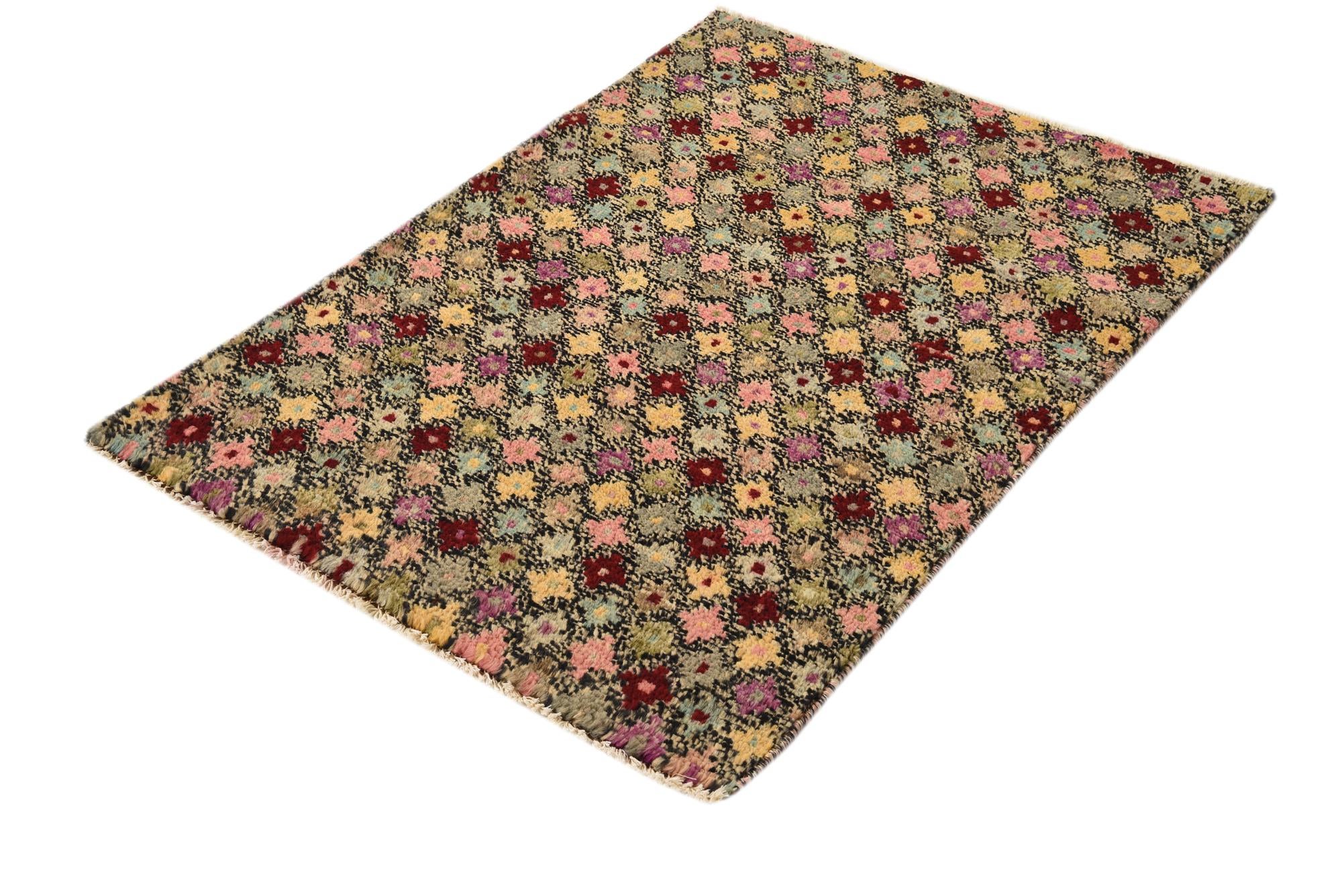 2' 10 x 4' Hand Knotted Balouch Wool Rug