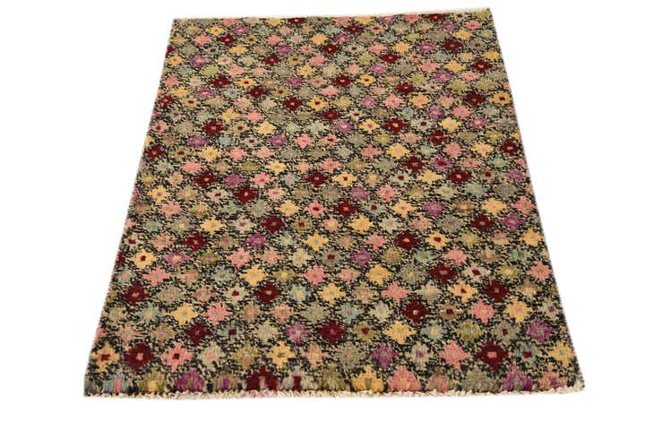 2' 10 x 4' Hand Knotted Balouch Wool Rug