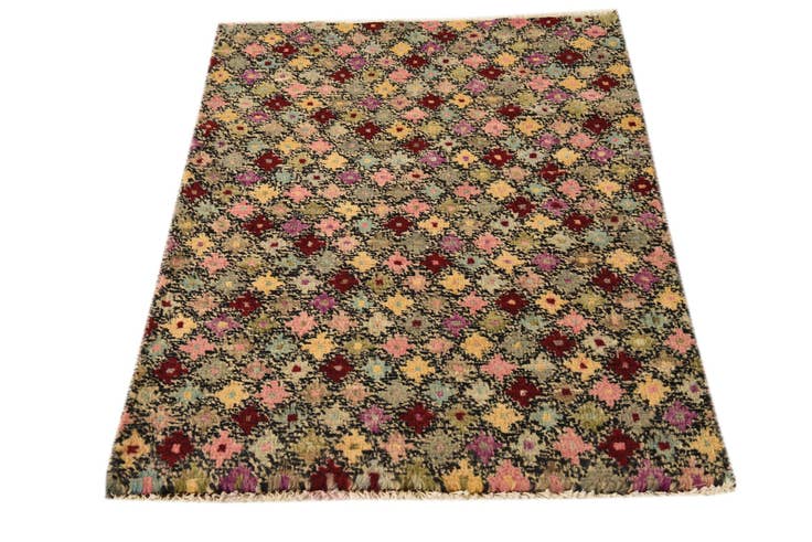 Detail image of 2' 10 x 4' Hand Knotted Balouch Wool Rug