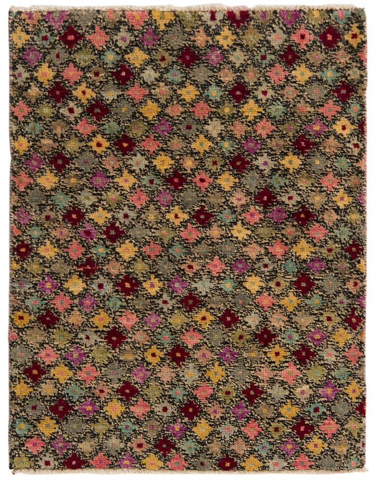 Detail image of 2' 10 x 4' Hand Knotted Balouch Wool Rug