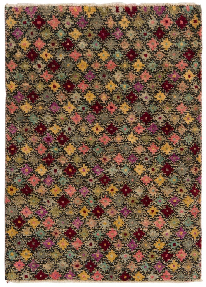 Detail image of 2' 10 x 4' Hand Knotted Balouch Wool Rug