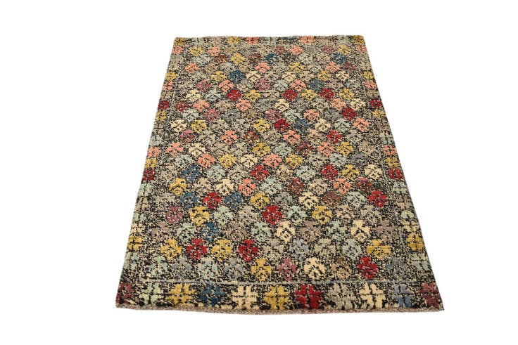 Detail image of 3' 2 x 5' 1 Hand Knotted Balouch Wool Rug