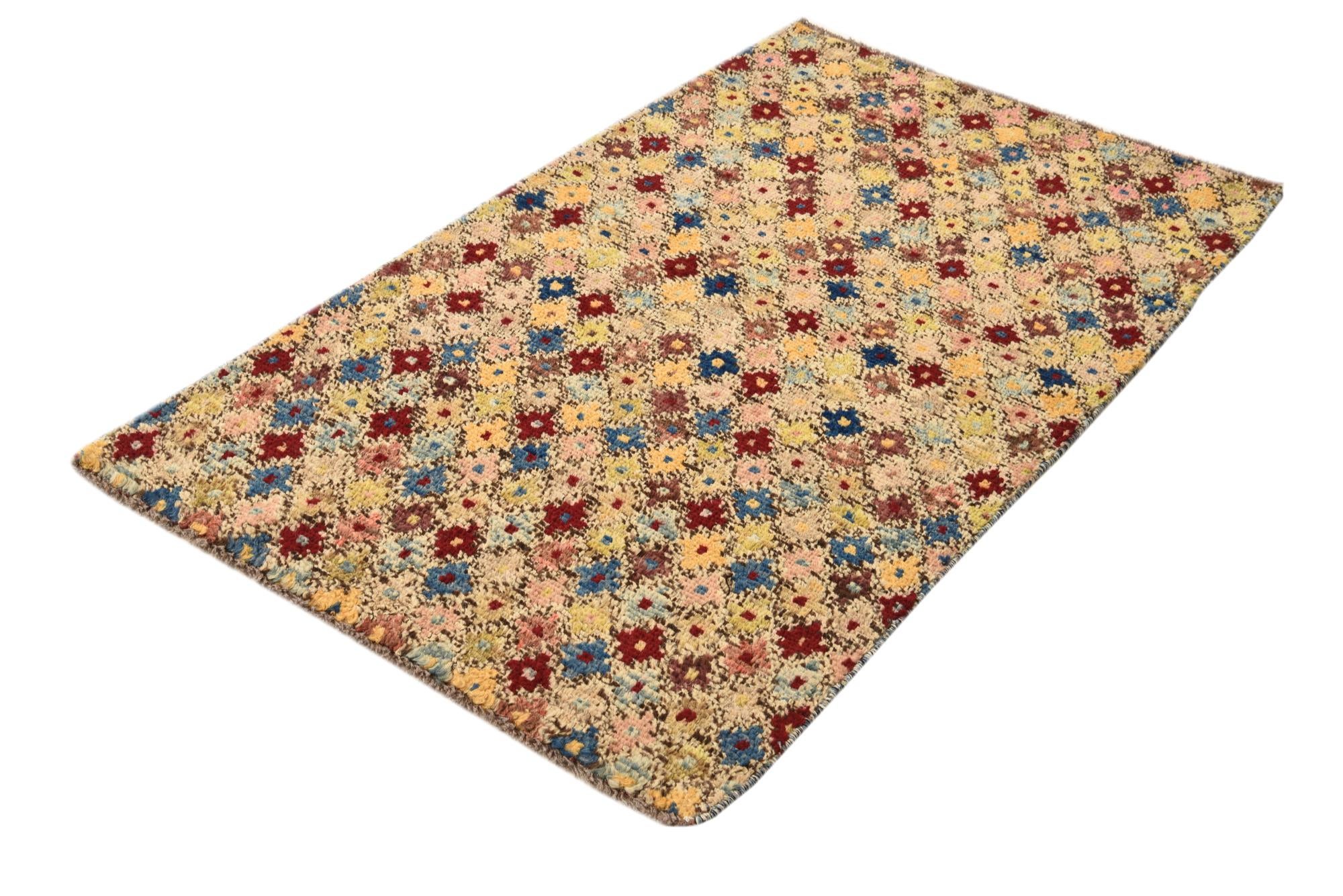 3' x 5' 2 Hand Knotted Balouch Wool Rug