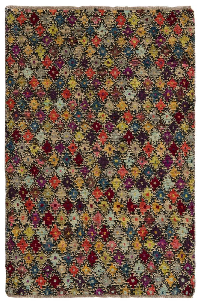 3' 3 x 4' 10 Hand Knotted Balouch Wool Rug