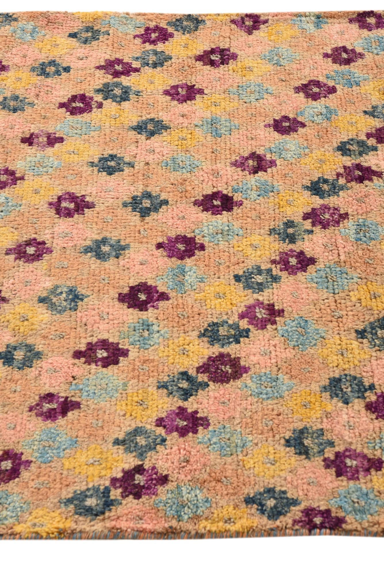 3' 2 x 5' 5 Hand Knotted Balouch Wool Rug