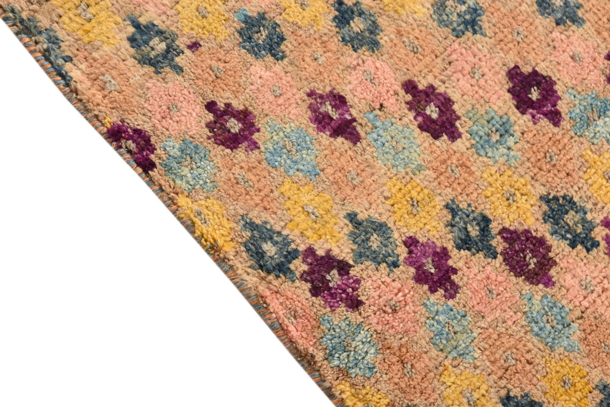 3' 2 x 5' 5 Hand Knotted Balouch Wool Rug