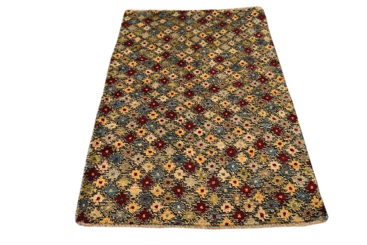 Detail image of 3' 1 x 5' 3 Hand Knotted Balouch Wool Rug