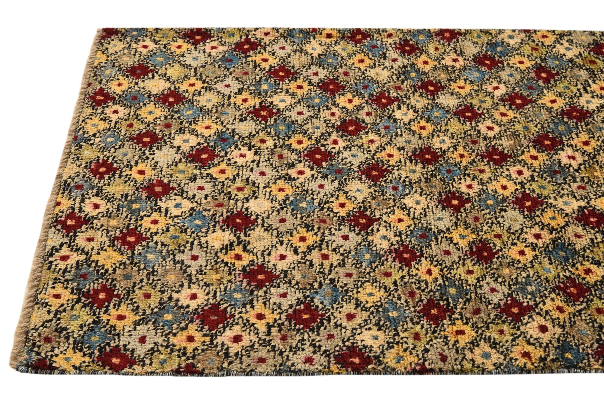3' 1 x 5' 3 Hand Knotted Balouch Wool Rug