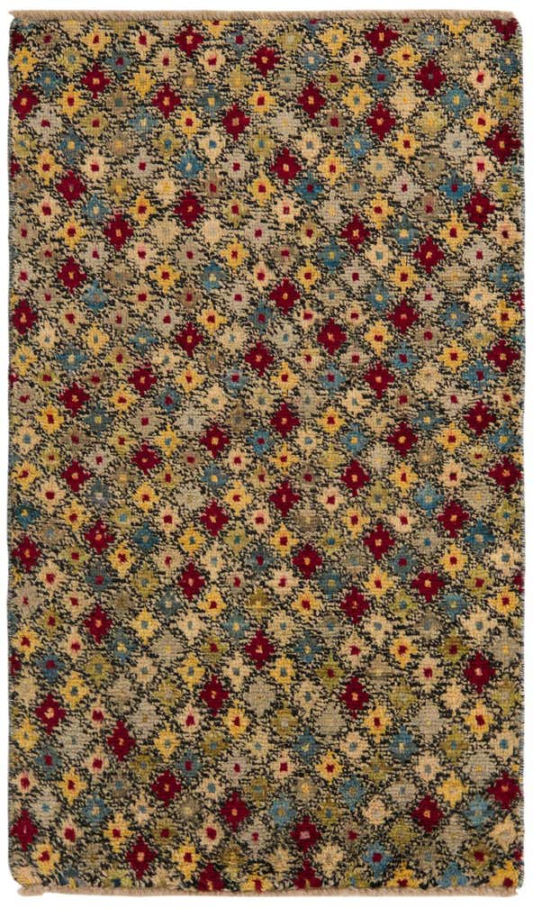 3' 1 x 5' 3 Hand Knotted Balouch Wool Rug