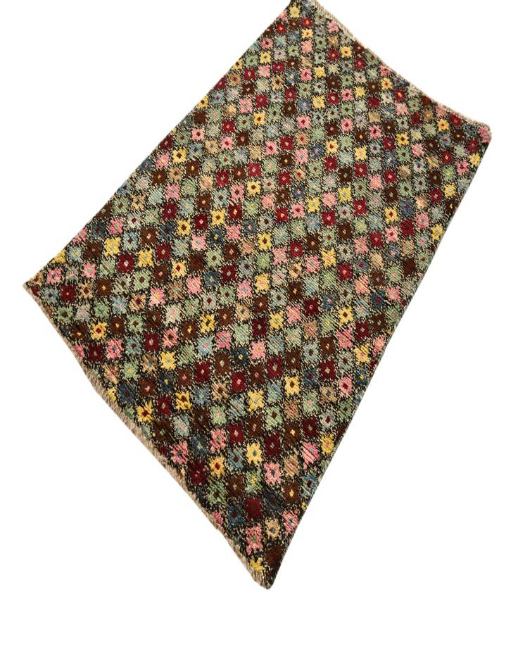 Detail image of 3' 1 x 5'  Hand Knotted Balouch Wool Rug