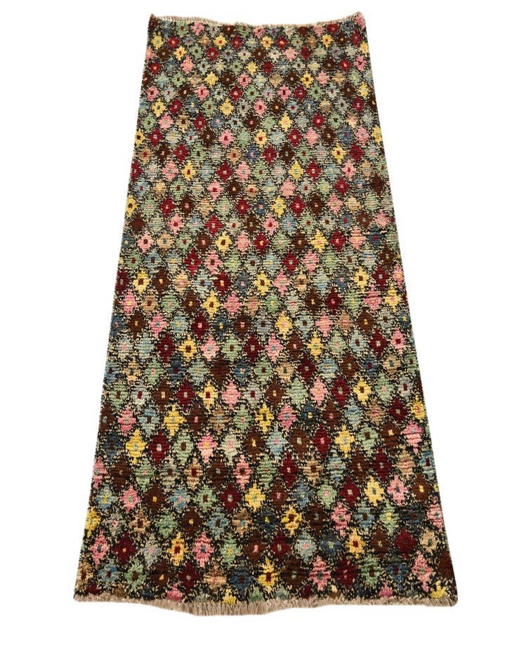 Detail image of 3' 1 x 5'  Hand Knotted Balouch Wool Rug