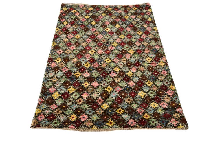 Detailansicht von 95cm x 150cm Handgeknüpft Balouch Wolle Teppich