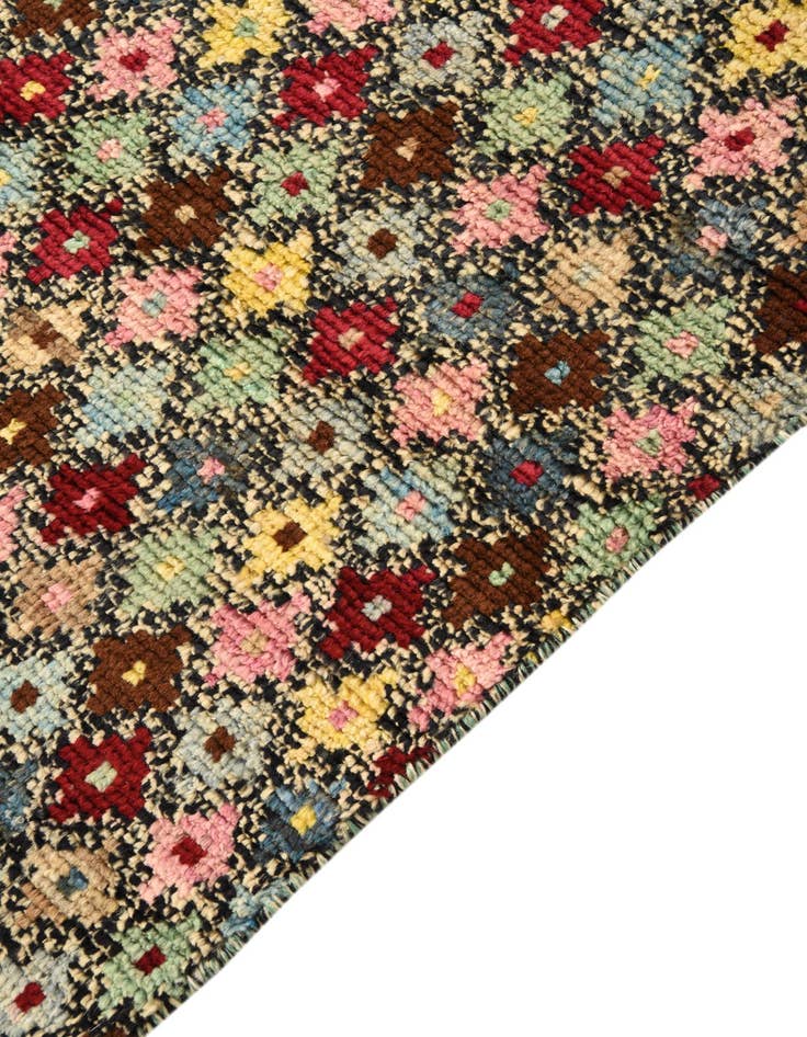 Detail image of 3' 1 x 5'  Hand Knotted Balouch Wool Rug