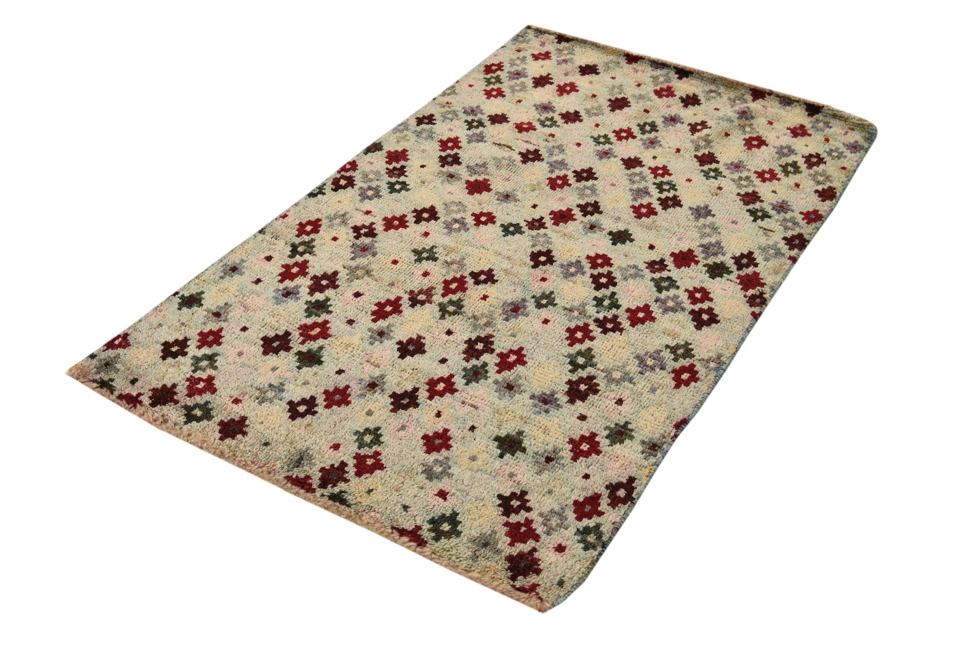 3' x 5' 2 Hand Knotted Balouch Wool Rug