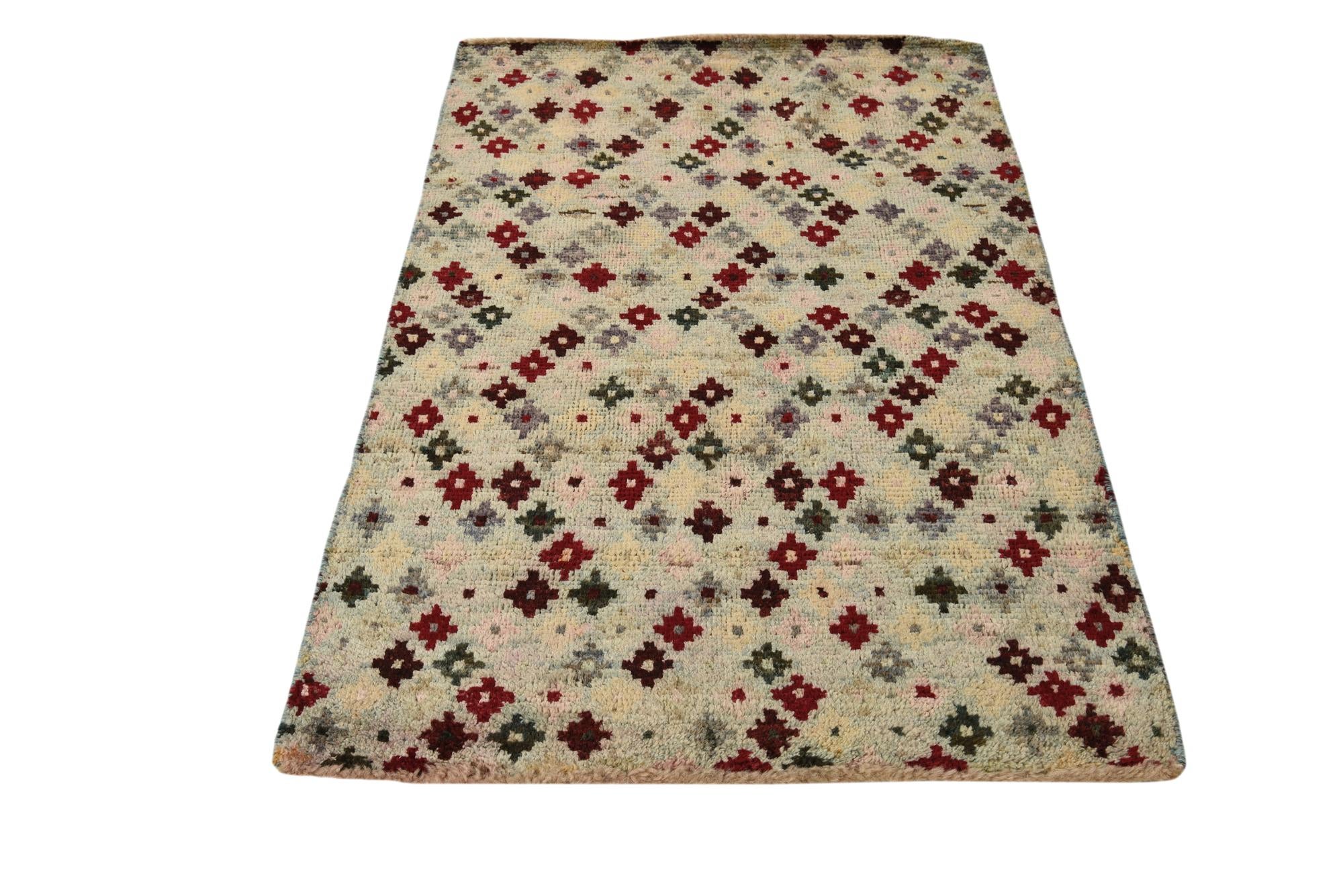 3' x 5' 2 Hand Knotted Balouch Wool Rug